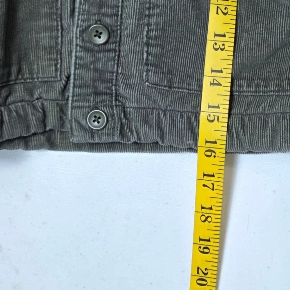 Old Navy Corduroy Shacket Sherpa Lined Heritage Green Cotton Jacket 4T Kids Fall